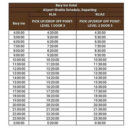 Bary Inn, Klia & Klia2 - 24 Hours Free Airport Pick-Up Σεπάνγκ Εξωτερικό φωτογραφία